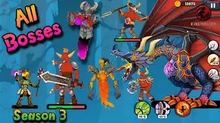 The Archers 2 all bosses of Season 3 lava lands map || #boss #byv #thearchers2
