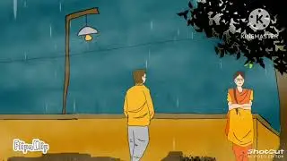 Rainy Night Love Story Animation নীরব প্রেমের গল্প 🌧️