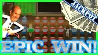Jackpot!!! Amazing Airplane Slot Machine Bonus - EPIC WIN!!!  - HAND PAY!!!!