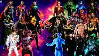Marvel VS DC | Thor, GhostRider, Beyonder, Galactus, DrDoom & Marvels VS DC | 8-Round Fight..!🤯🔥