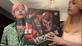 Venompool unboxing Wifey gifts me a venomized deadpool figurine from hot toys ❤️ #dazalyn #vlog #66