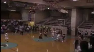 Jerome Jones shoots freethrow in win over Soldan in District Basketball game