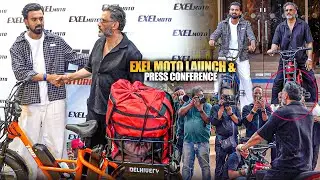 Suniel Shetty with KL Rahul Arrives At Exel Moto Launch & Press Conference