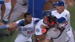 【MLB】乱闘王ヤシエル・プイグの乱闘集