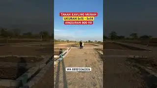 TANAH KAVLING MURAH UKURAN 5x15 | KAWASAN CITRALAND KEDAMEAN #tanahkavlingmenganti #tanahkavling