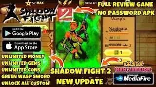 Shadow Fight 2 Mod Apk Terbaru 2025 V2.41.6 - Green Wasp Naginata & Unlimited Money