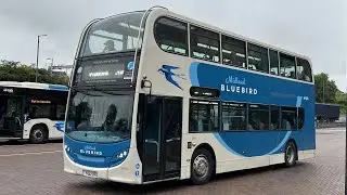 ADL Enviro400 Midland Bluebird 38 YX62 BFU: Falkirk - Stirling via FVRH (7/5/2025)