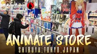 Animate anime and manga store in Shibuya