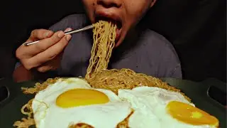 ASMR Mukbang | Indomie Noodles + Fried Egg! (Steaming Hot & Savory)