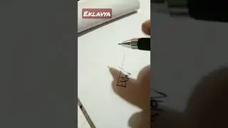 Eklavya ✍️ stylis signature specialist 😍 handwriting ,#short  video