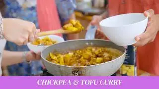 2002 Vegan Tofu Curry With MALAYSIAN friend (Cook Like My Indian Grandma)
