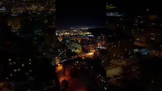 Fordon - Bydgoszcz porą wieczorową po opadach śniegu