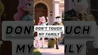 military dad cat protects his family 😼 #catstory #heroiccat #animalshorts#cat#shorts#viral