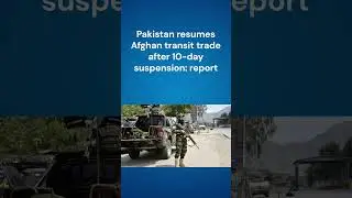 Pakistan resumes Afghan transit trade after 10-day suspension: report.