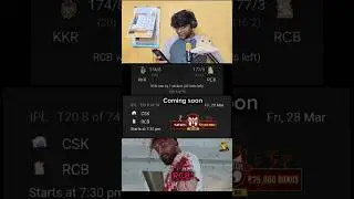 RCB VS KKR 🤣😂 #funny #trending #memes #ipl2025 #ipl #rcb #kkr #react #feedshorts #csk #shorts