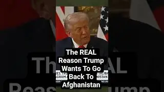 НАСТОЯЩАЯ причина, по которой Трамп хочет вернуться в Афганистан