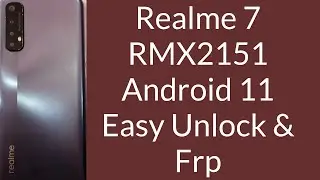 Realme 7 password pattern unlock and Frp without computer easly