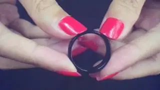Personalized Couple Rings Forever Love Titanium Steel Black