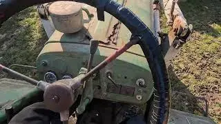 startujeme starý traktor STEYR 180 aneb jak se uklízí ve stodole