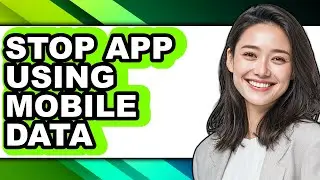 How to Stop App Using Mobile Data (only Way)