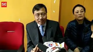 Director General of state's health department, Pempa T Bhutia updates on novel corona virus