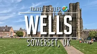 Wells, Somerset (England's Smallest City) | The Bishops Palace & Gardens | Cathedral