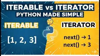 Python Iterable & Iterator- (Tutorial 17)