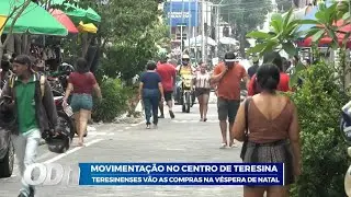 Movimentação no centro de Teresina Teresinenses vão às compras na véspera de Natal 24 12 2025