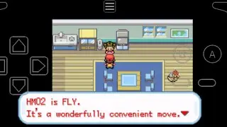 POKEMON FIRE RED OMEGA gba 🅾️ 005 HM FLY. 4TH BADGE OBTAINED 👌 