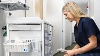 Emergency Medical Crash Cart by Stand Steady