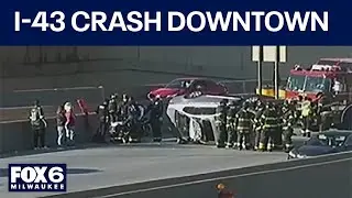 I-43 crash in Milwaukee near Highland Avenue | FOX6 News Milwaukee
