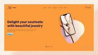 Landing Page | Web Development | Animated Landing Page Design in HTML and CSS