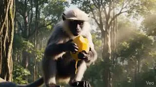 Monkey ne mango kha liya #ai#shorts 