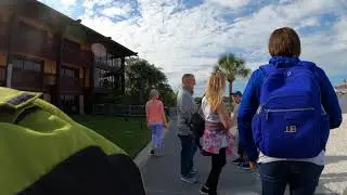TTC to the Polynesian walk Disney World