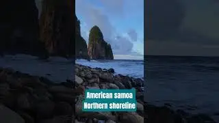American Samoa northern shoreline #travel #americansamoa