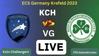 Koln Challangers vs  VFB Gelsenkirchen || KCH VS VG|| live cricket match || ECS Germany Krefeld 2023