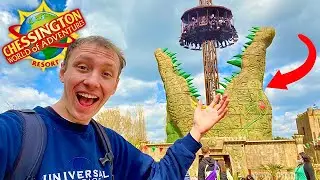 Riding CROC DROP! | Chessington Opens for 2021 | Vlog