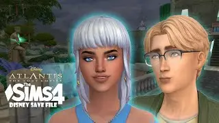 The Sims 4 - Disney Save File #5✨ | Milo and Kida CAS🌊🗿