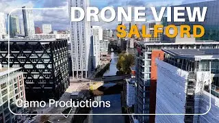 Drone View Salford/River Irwell