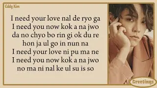 EDDY KIM (에디 킴) - WHEN NIGHT FALLS (Ost. WHILE YOU WERE SLEEPING pt.1) LYRICS