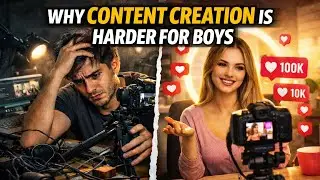 Why boys needs to struggle more then girl in content creation 🤡| Karmax Studio