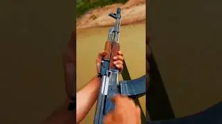 AKM Russian Shooting Rifle #shorts #trendingshorts 💥💥