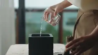 Aromaterapia Diffusore Aromi Vapore Forma Fal&ograve; Luci Ricaricabile