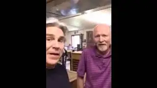 Doyle Dykes and James Olson of Olson Guitars
