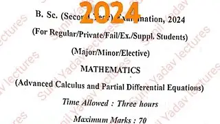 Bsc 2nd year mathematics 2nd paper 2025,bsc 2nd year maths minor paper 2025,bsc 2nd year maths paper