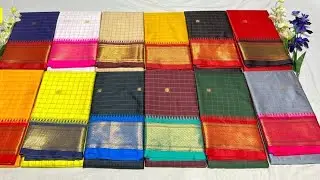 🌹Soft Silk Cotton Saree🌹Zari ChecksSmall Butta Body🌹| WhatsApp:8341265803 | Price:999/-
