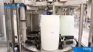 PACKR PULSA-D6 : Automatic DRUM FILLER CAPPER for chemical industry