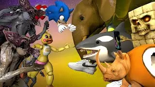BRAWN N' BRAWL: Stranger Things vs Brainrot vs Sonic vs FNAF Animation
