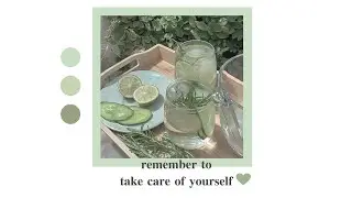 a self care playlist 🌱