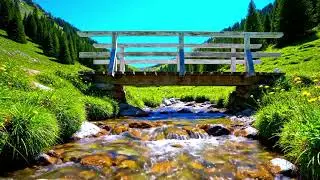 The sound of flowing water for therapy 